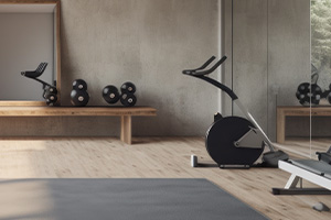 yoga mat in a bright room surrounded by plants and natural light perfect for 10 minutes of relaxation