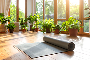 modern garden room with large glass windows showcasing outdoor space and greenery suitable for three season use